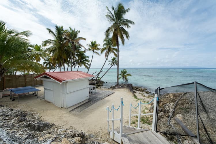 Extérieur du Coco Beach Resort de Marie-Galante